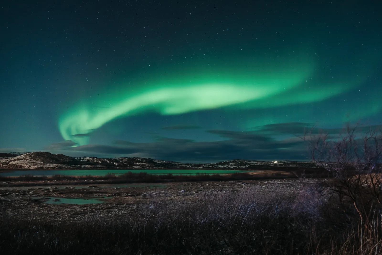Northern lights: a possible encounter
